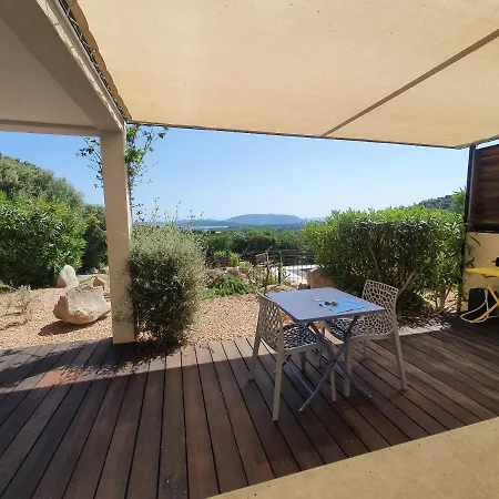 Tres Belle Vue Et Piscine Chauffee - Baccalocation Apartman