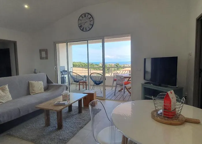 Appartement Tres Belle Vue Et Piscine Chauffee - Baccalocation