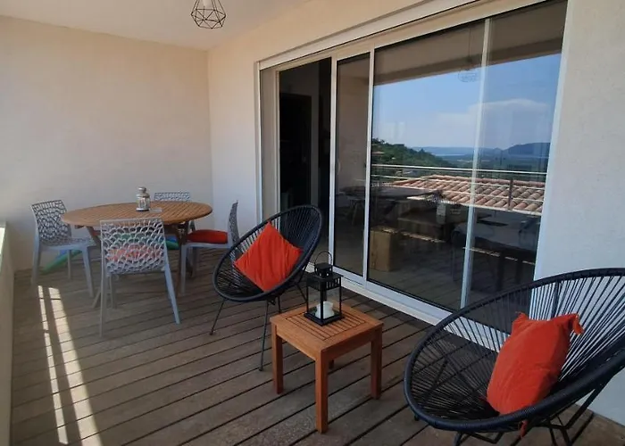 Très Belle Résidence Vue Et Piscine Chauffée - Baccalocation Apartamento